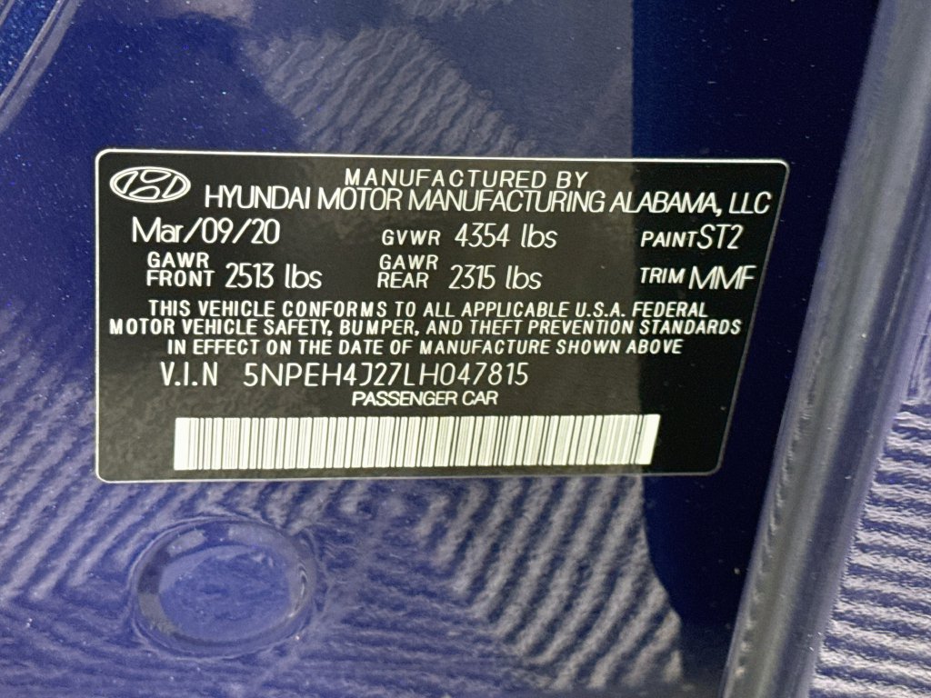 Used 2020 Hyundai Sonata Limited w/ Cargo Package FWD image 37