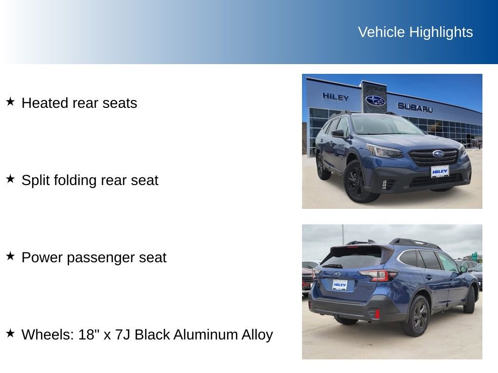 Used 2020 Subaru Outback Onyx Edition XT w/ Popular Package #2 image 15