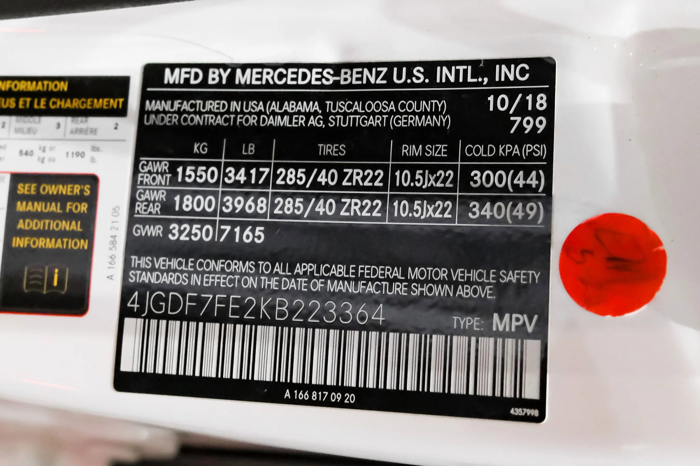 Used 2019 Mercedes-Benz GLS 63 AMG 4MATIC image 56