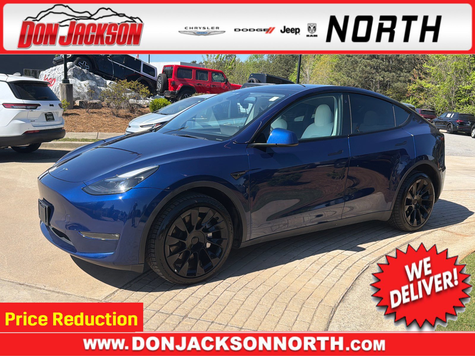 Used 2023 Tesla Model Y Long Range AWD/4WD image 1