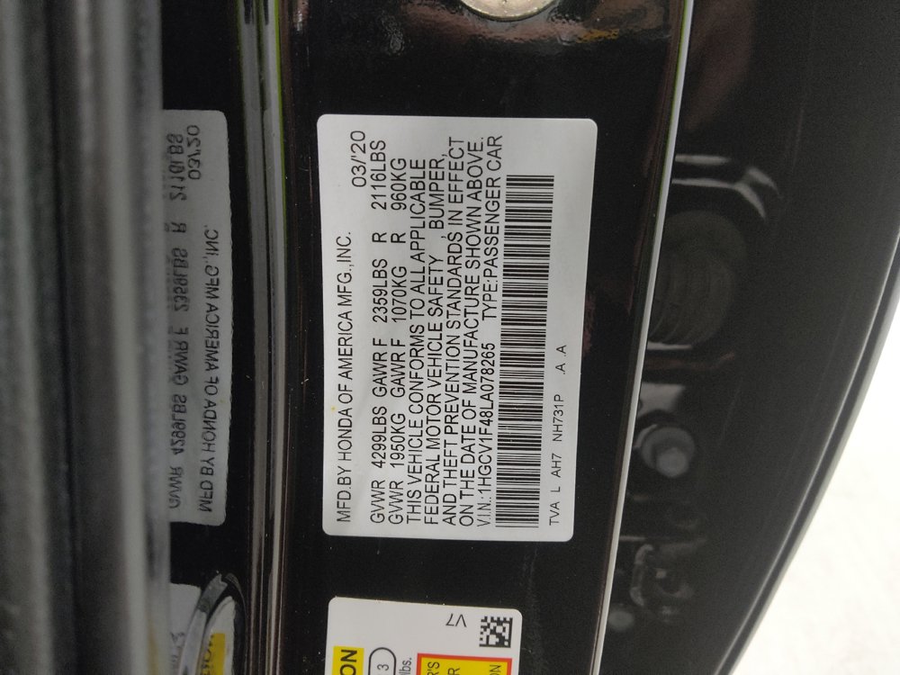 Used 2020 Honda Accord EX image 33