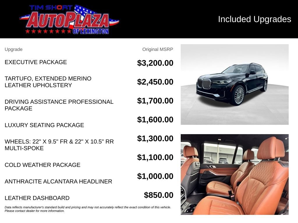 Used 2022 BMW X7 xDrive40i w/ Executive Package AWD/4WD image 22