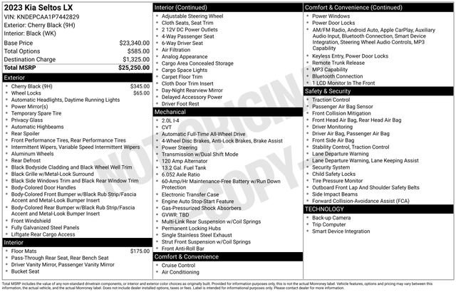 Used 2023 Kia Seltos LX image 5