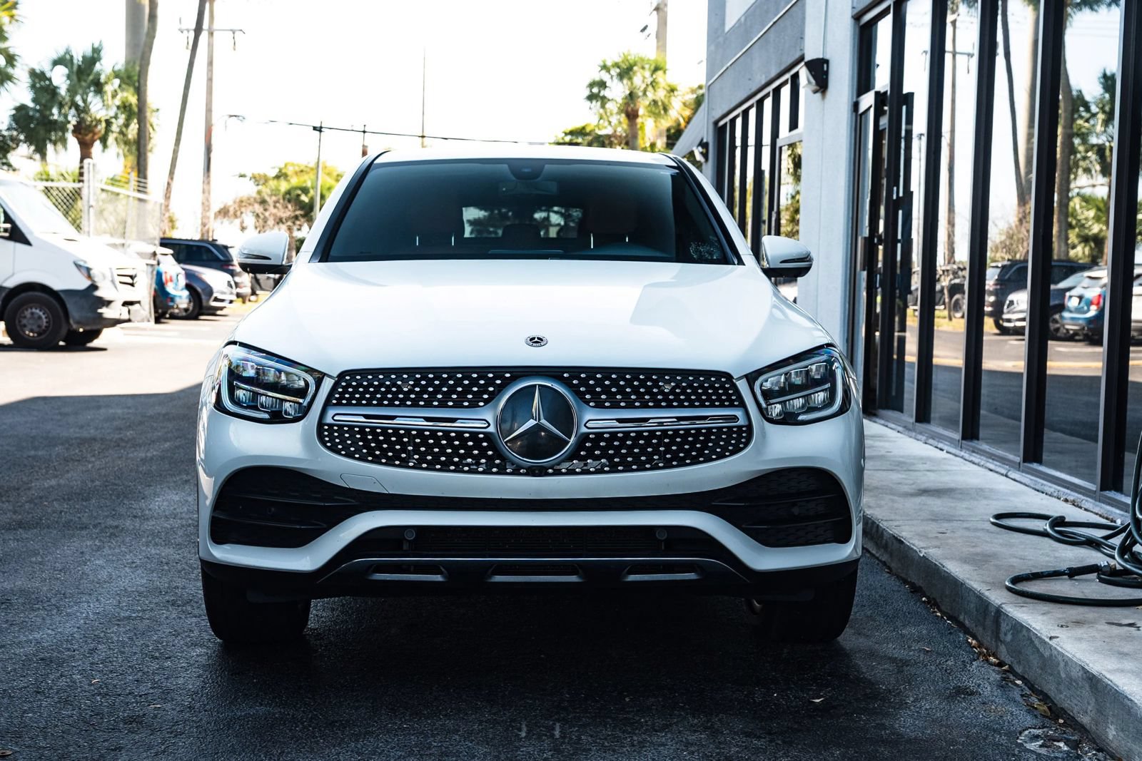 Used 2020 Mercedes-Benz GLC 300 4MATIC Coupe w/ AMG Line image 3