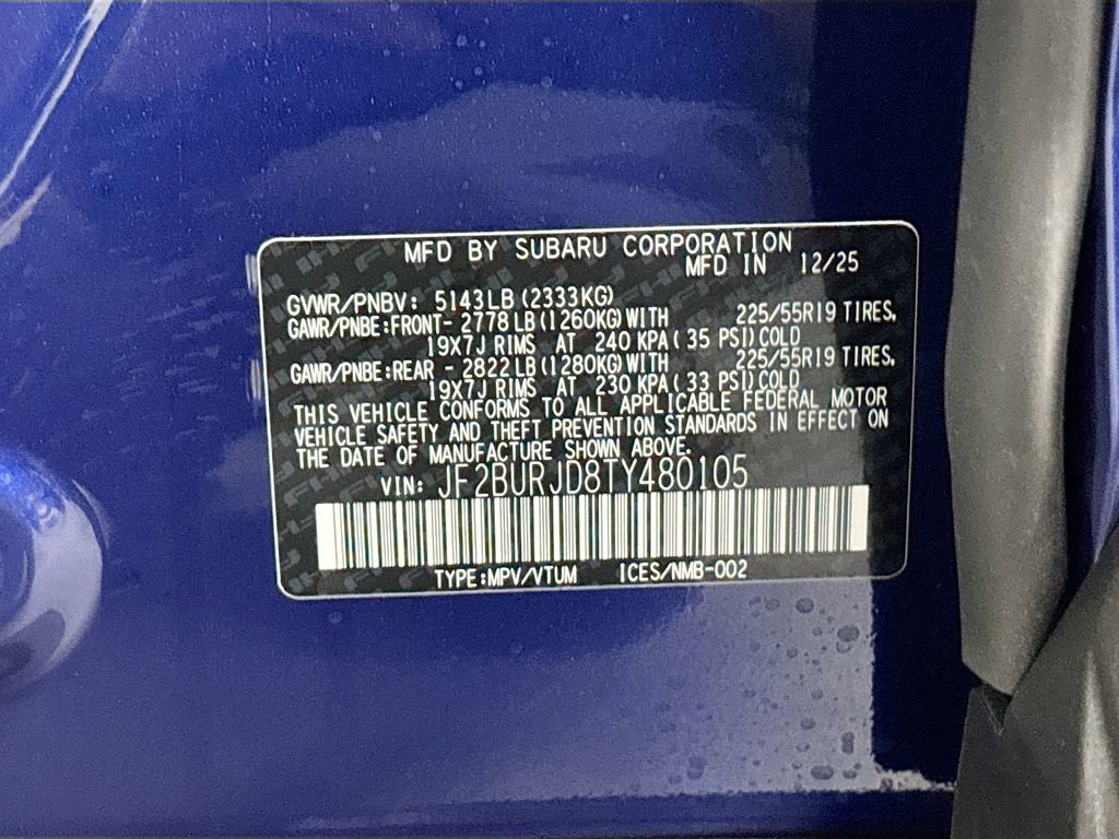 New 2026 Subaru Outback Touring XT image 31