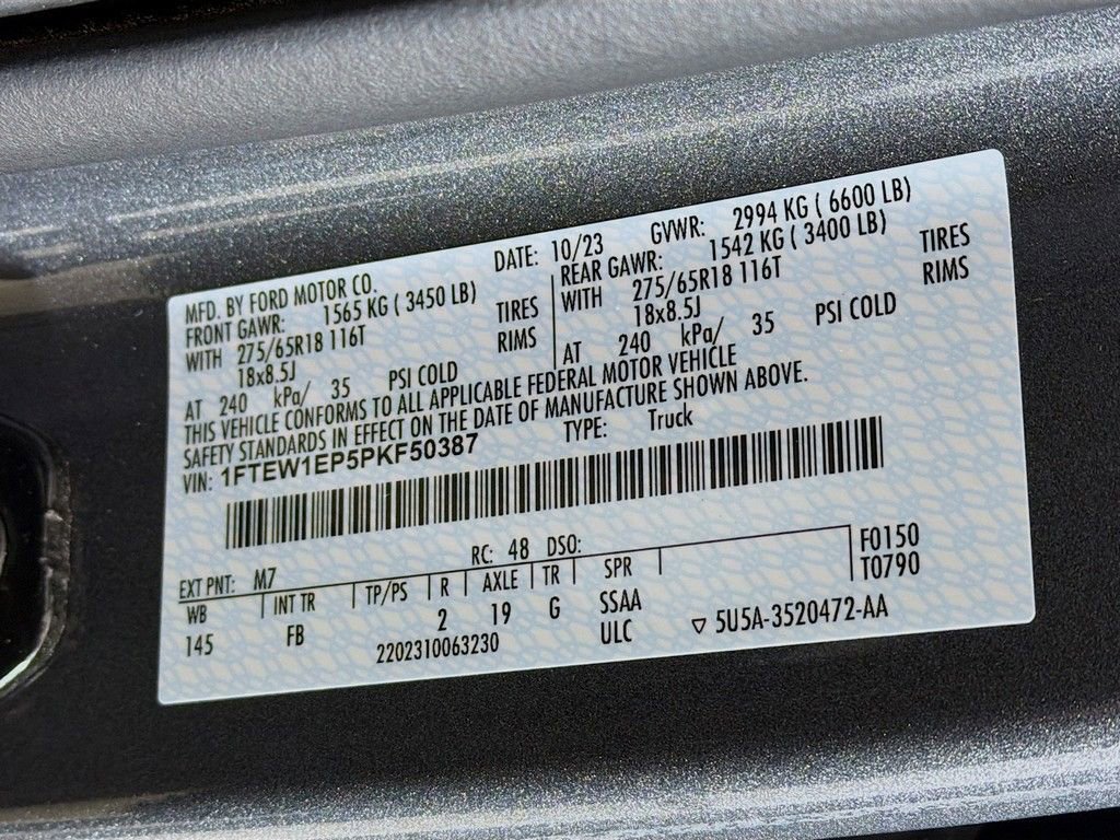 Used 2023 Ford F150 XLT w/ Equipment Group 302A High image 39