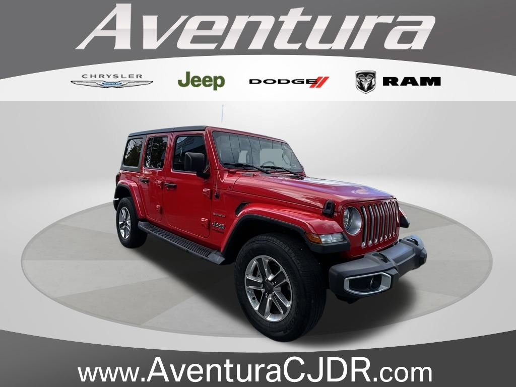 Used 2021 Jeep Wrangler Unlimited Sahara image 1
