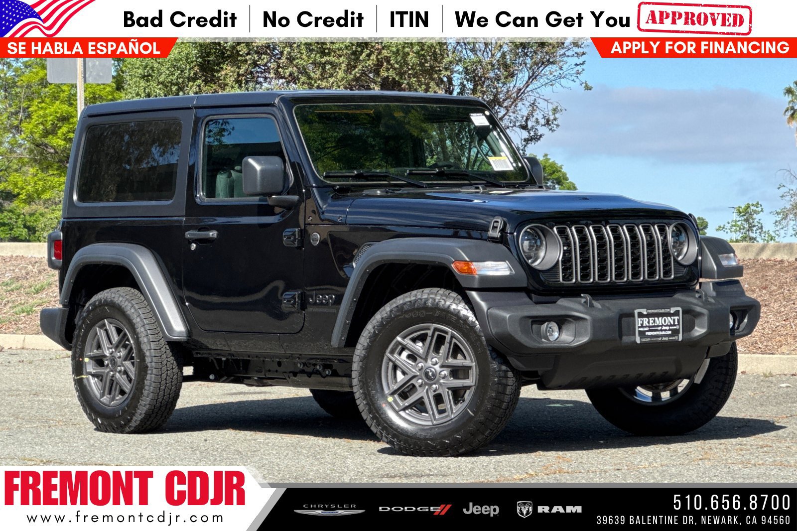 New 2026 Jeep Wrangler Sport AWD/4WD 360° Tour