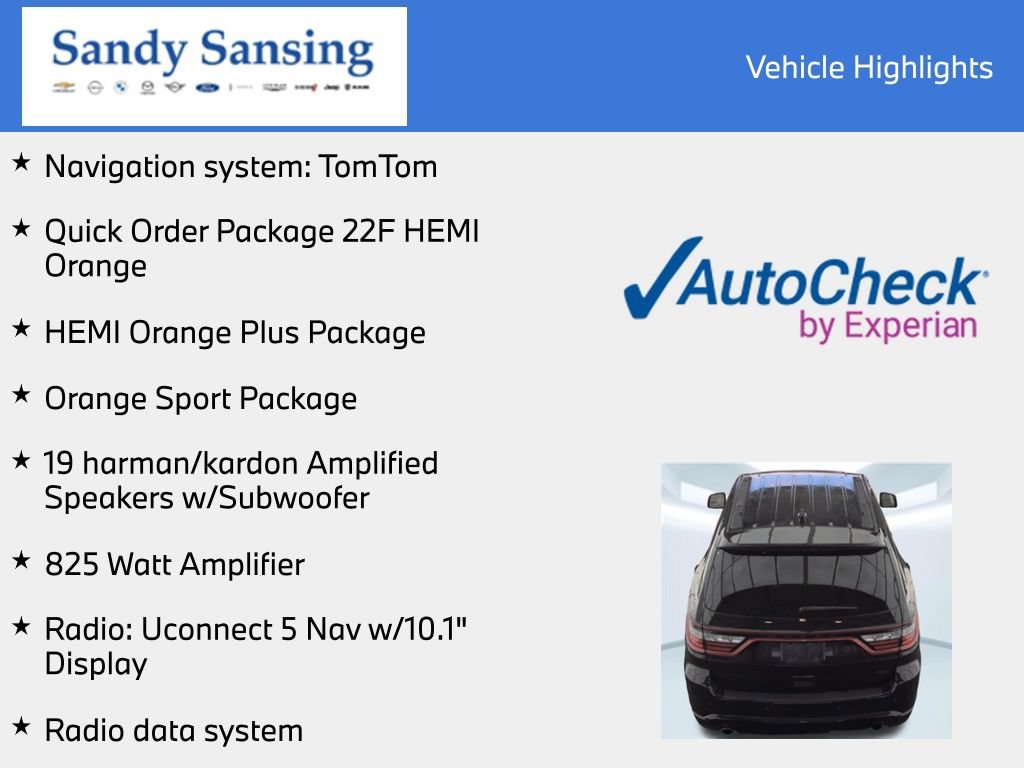 Used 2023 Dodge Durango R/T w/ Hemi Orange Plus Package RWD image 7
