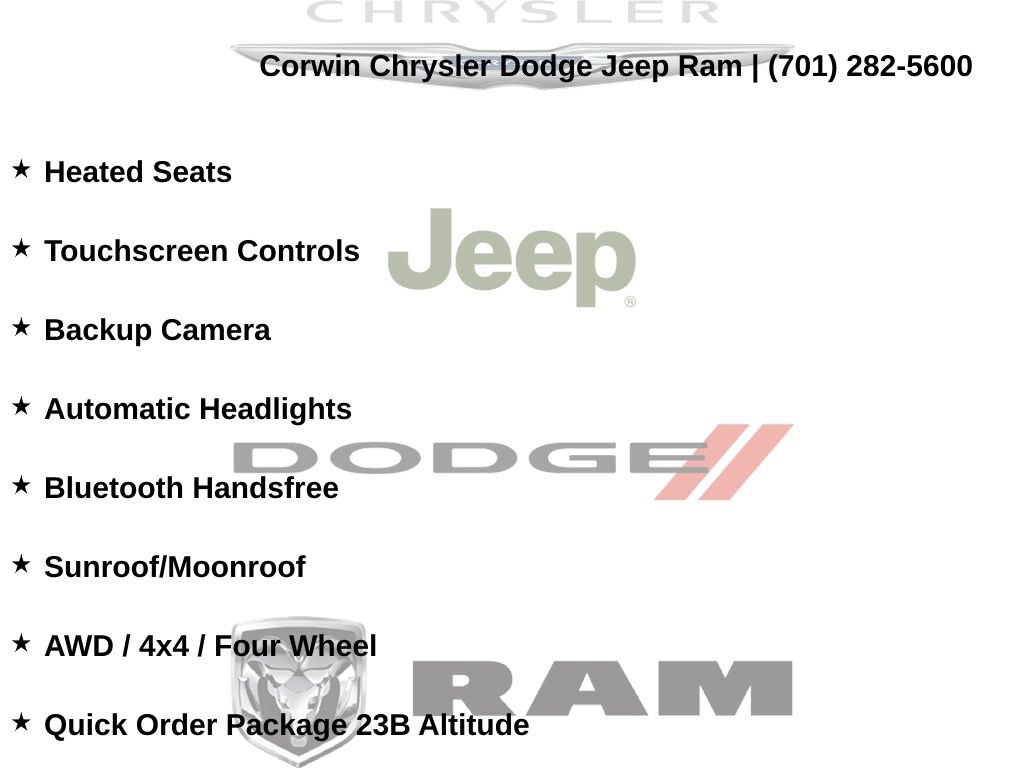 Certified 2023 Jeep Grand Cherokee Altitude image 8