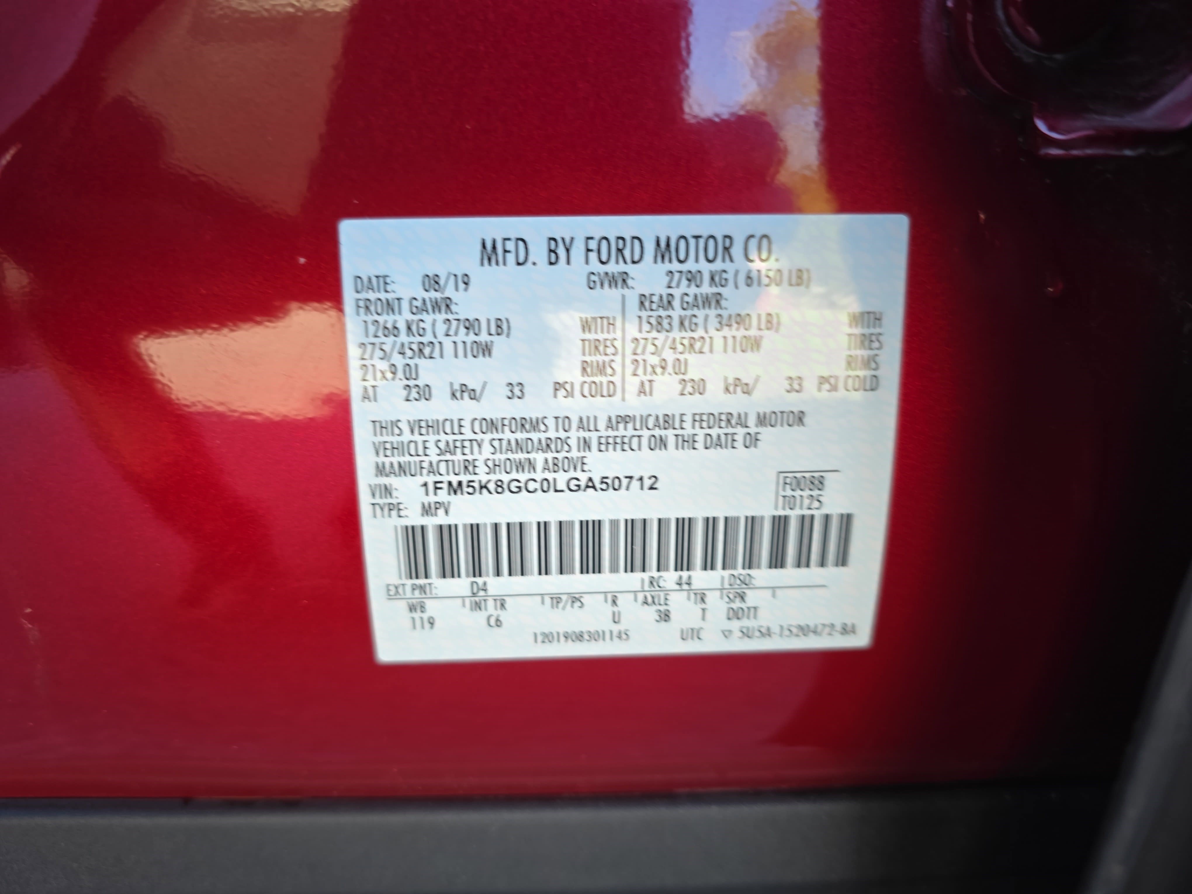 Used 2020 Ford Explorer ST w/ ST High-Performance Pack image 36