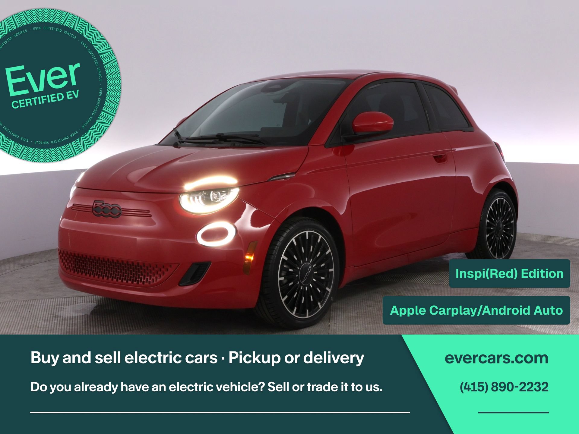 Used 2024 FIAT 500 e (RED) FWD image 1