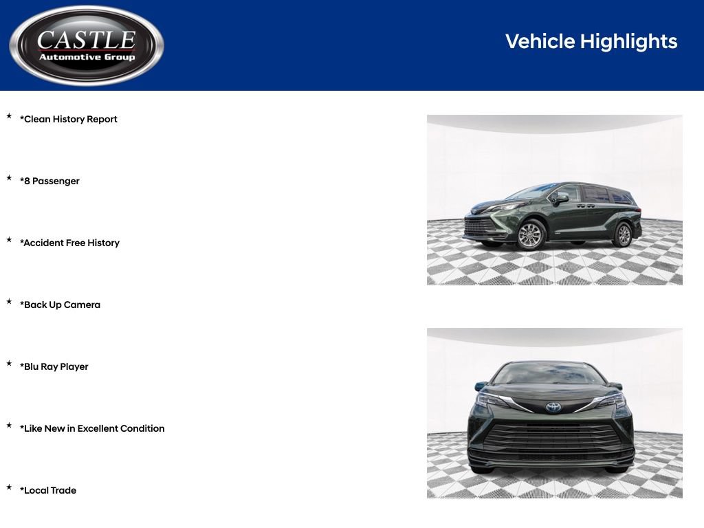 Used 2021 Toyota Sienna LE FWD image 4