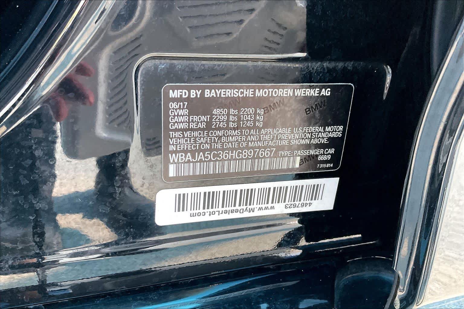 Used 2017 BMW 530i RWD image 33