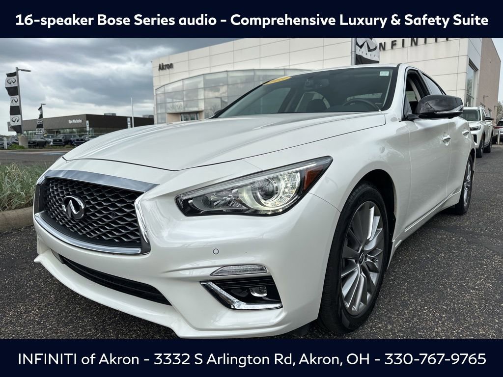Certified 2023 INFINITI Q50 Luxe w/ Cargo Package AWD/4WD video 1