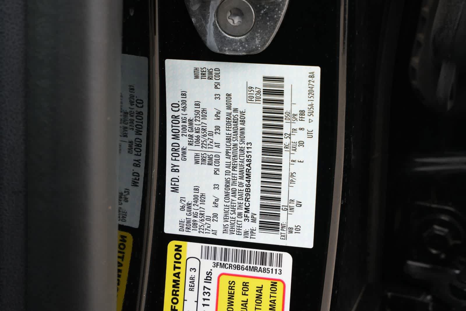 Used 2021 Ford Bronco Sport Big Bend image 24