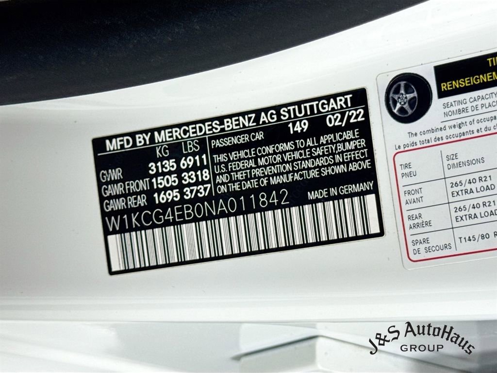 Used 2022 Mercedes-Benz EQS 580 4MATIC Sedan image 41