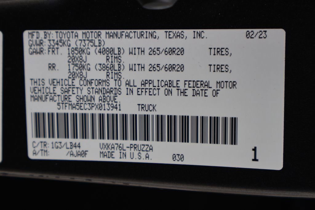 Used 2023 Toyota Tundra 1794 Edition AWD/4WD image 17