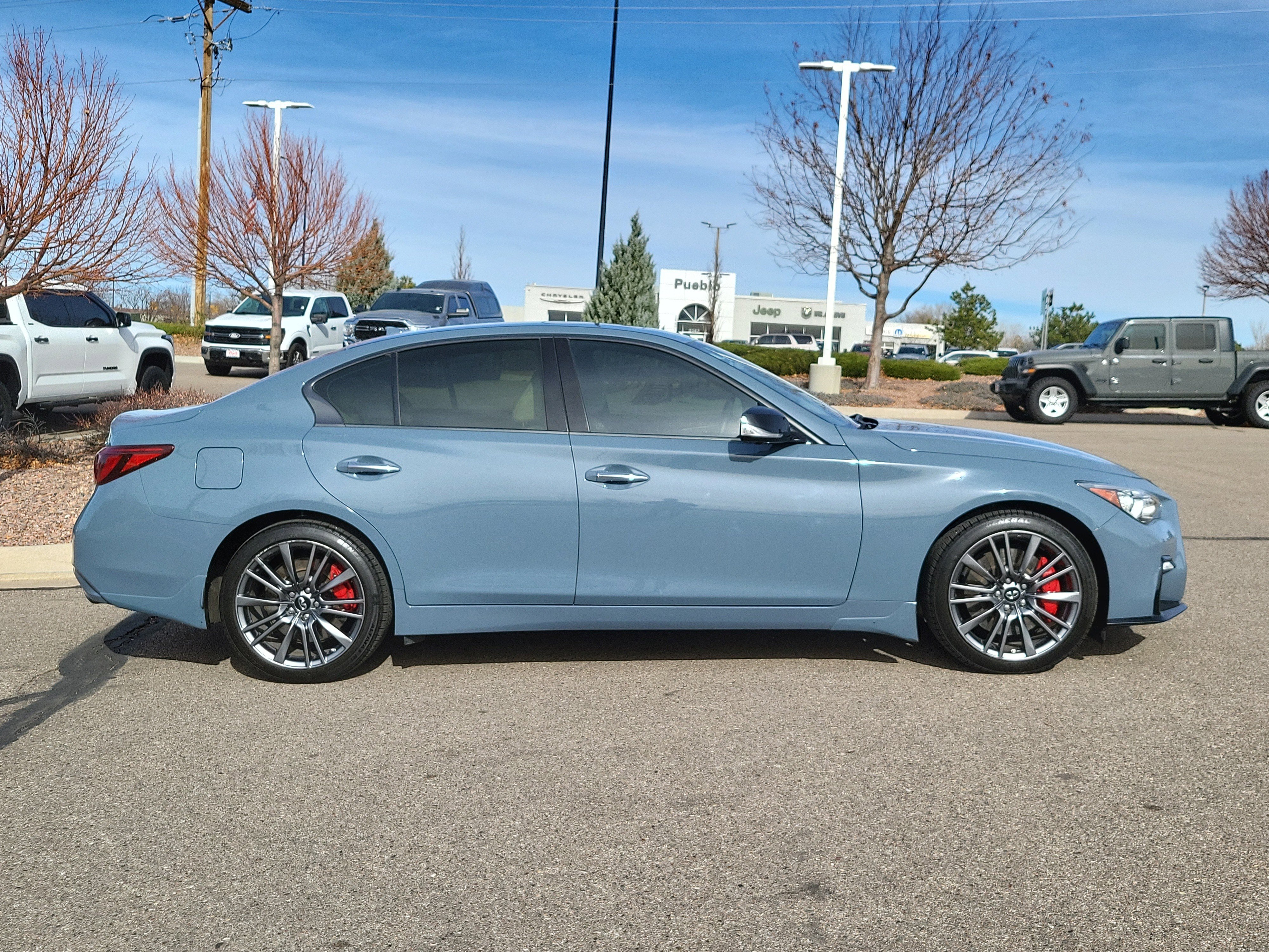Used 2021 INFINITI Q50 Red Sport 400 w/ Proactive Package image 2