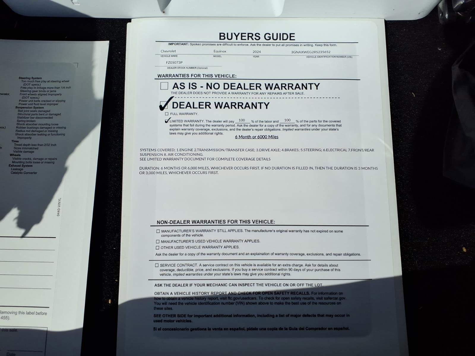 Used 2024 Chevrolet Equinox RS w/ LPO, Floor Liner Package image 36