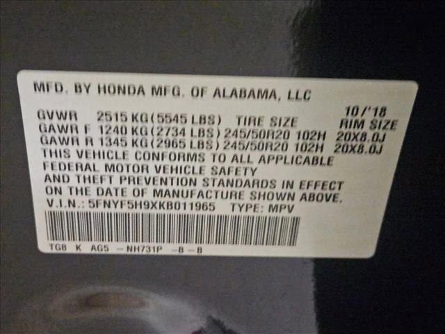 Used 2019 Honda Pilot Touring image 20