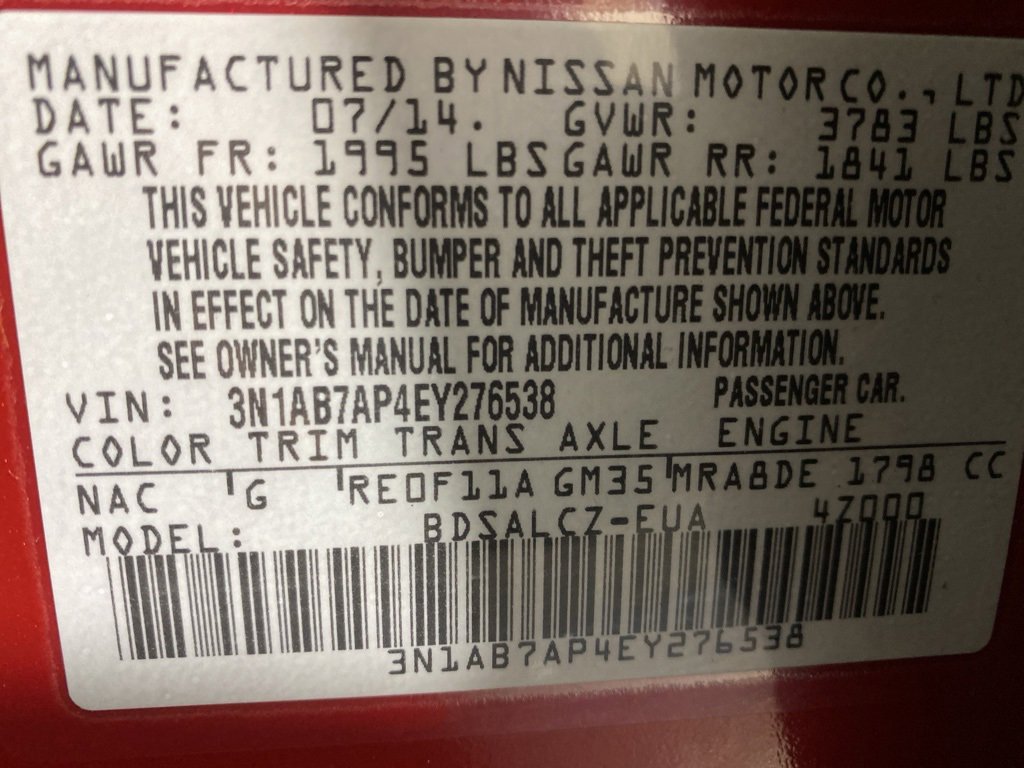 Used 2014 Nissan Sentra S image 35