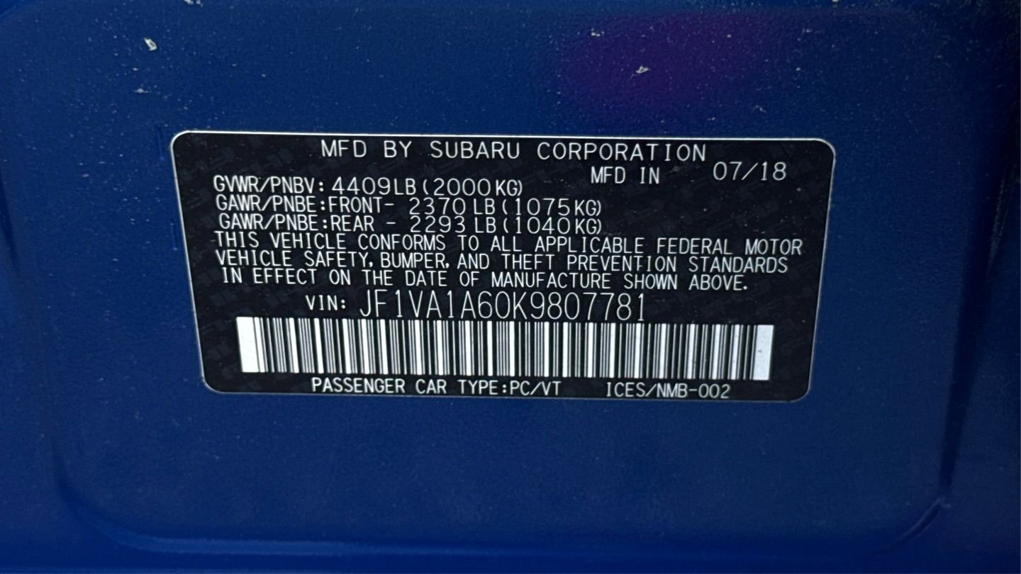 Used 2019 Subaru WRX AWD/4WD image 50
