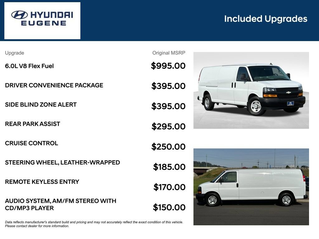 Used 2018 Chevrolet Express 3500 Extended w/ Driver Convenience Package RWD image 14