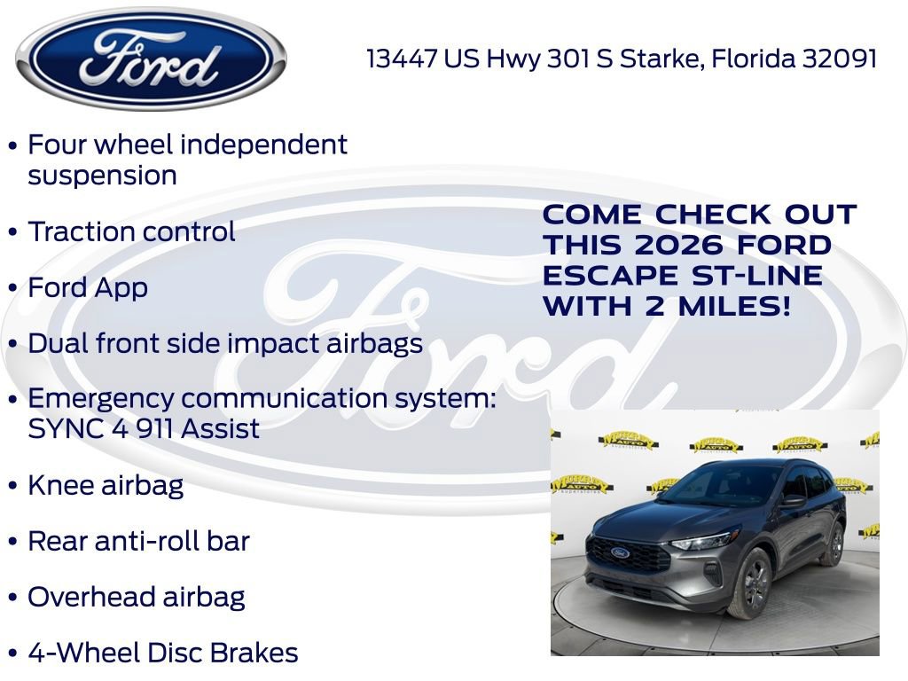 New 2026 Ford Escape ST-Line w/ Tech Pack #1 image 25