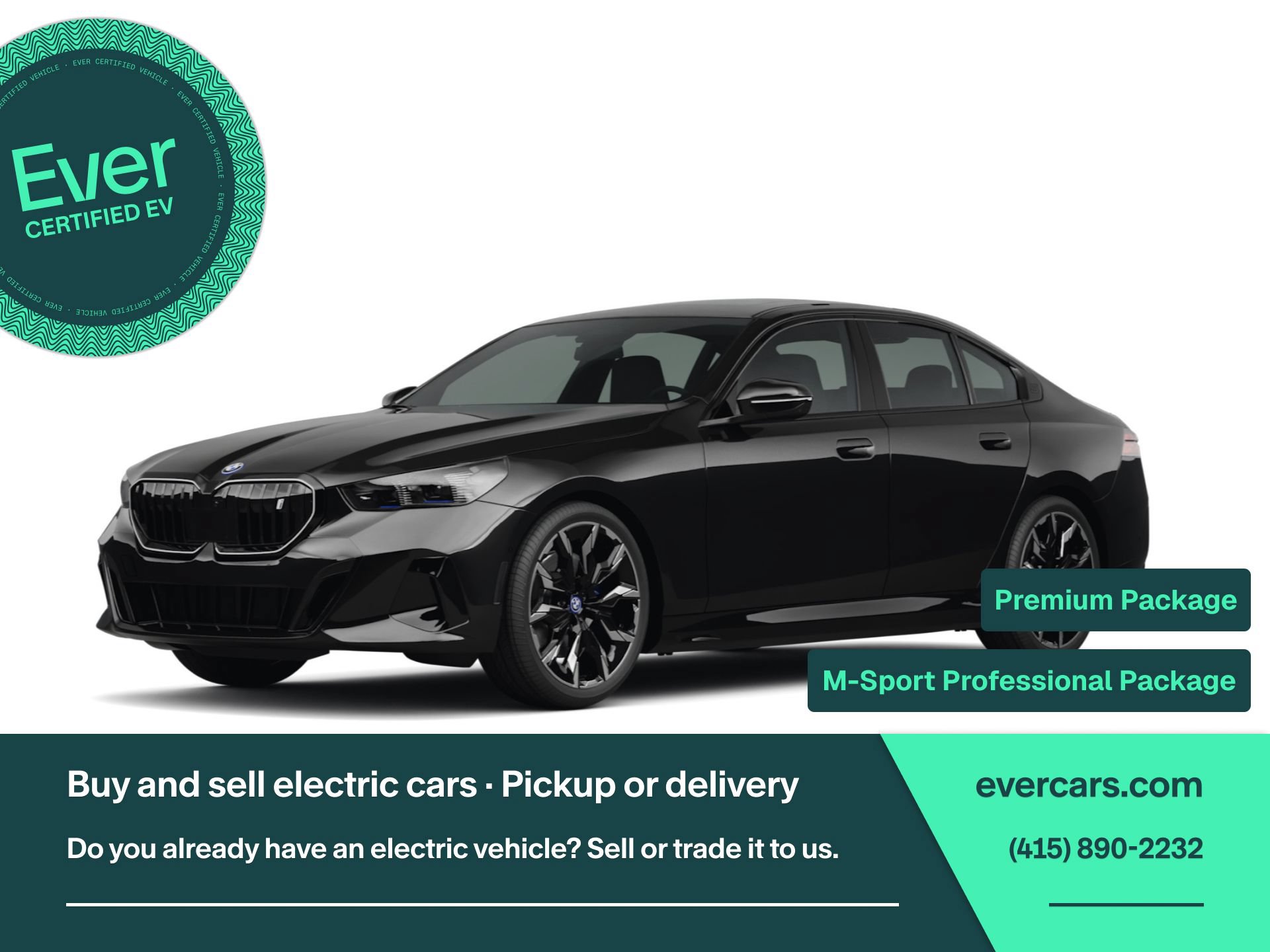 Used 2025 BMW i5 xDrive40 w/ M Sport Package AWD/4WD image 1