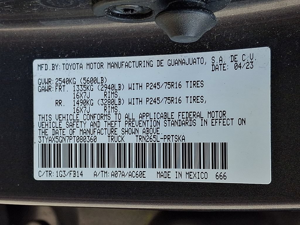 Used 2023 Toyota Tacoma SR w/ SR Convenience Package RWD image 27