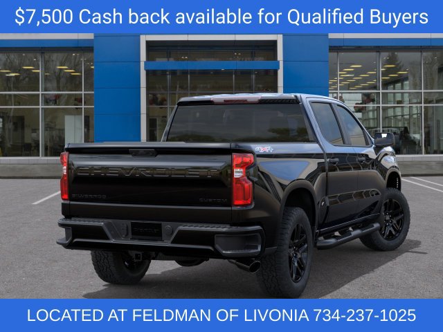 New 2026 Chevrolet Silverado 1500 Custom w/ Turbomax Blackout Package AWD/4WD image 5