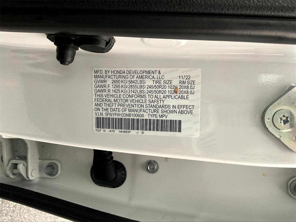 Used 2022 Honda Pilot Sport image 33