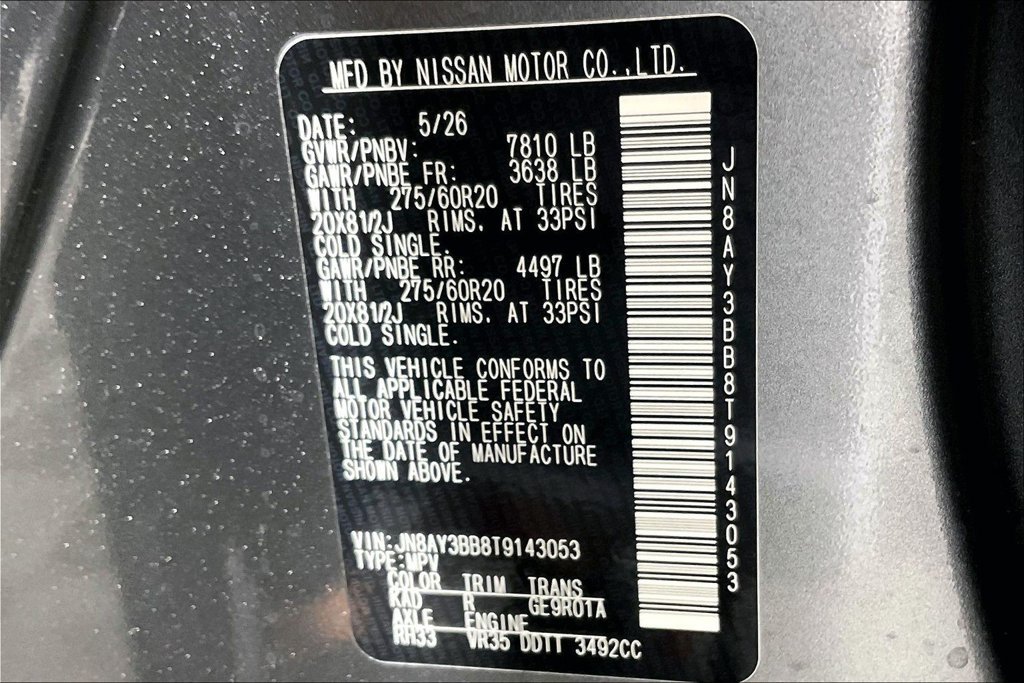 New 2026 Nissan Armada SL w/ Captain's Chari Seat Package AWD/4WD image 40