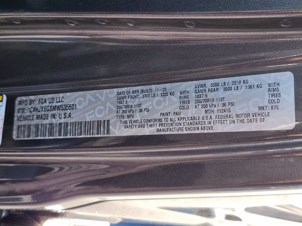 Used 2021 Jeep Wrangler Unlimited Sahara AWD/4WD image 32