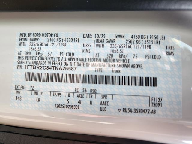 New 2026 Ford Transit 250 148 Medium Roof Extended AWD image 23