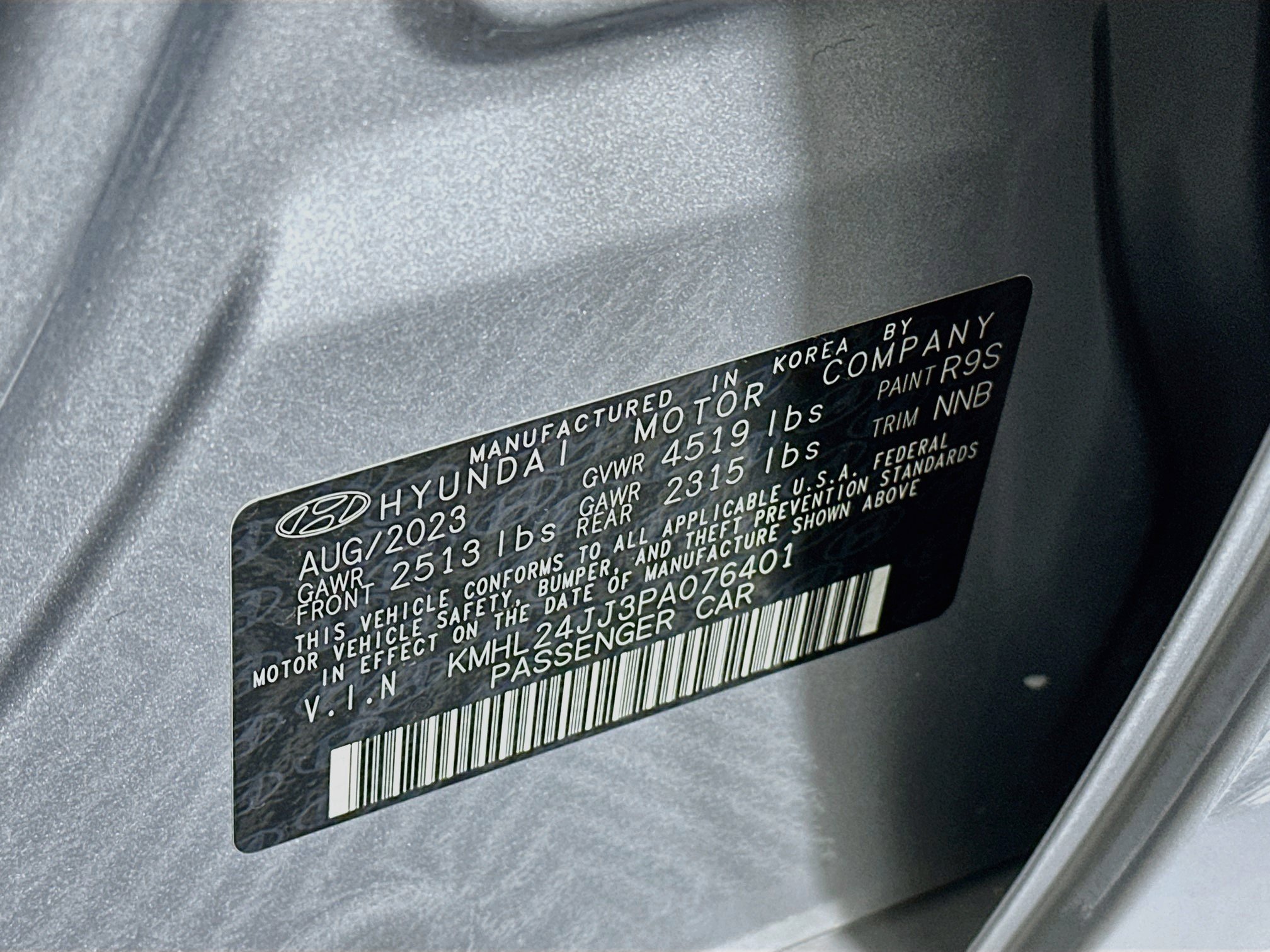 Used 2023 Hyundai Sonata Blue FWD image 12