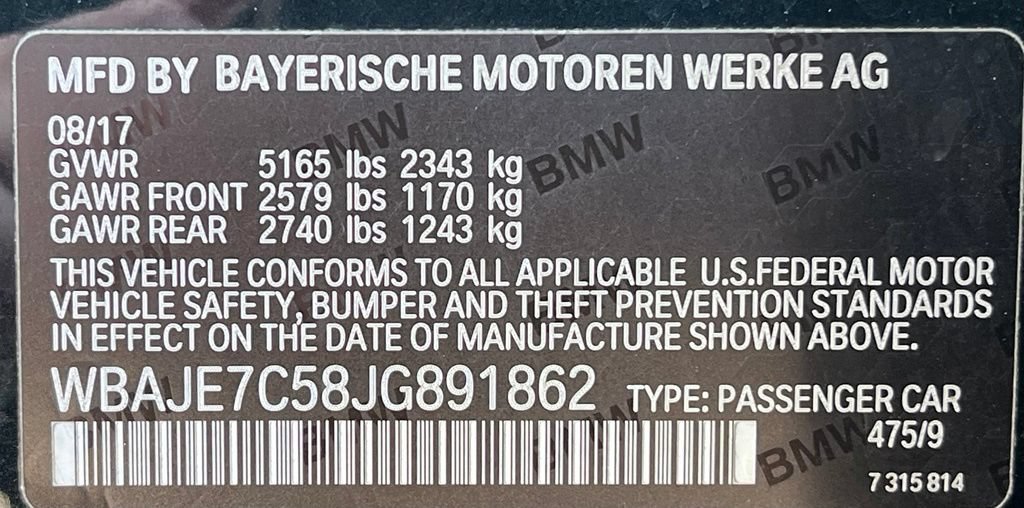 Used 2018 BMW 540i xDrive AWD/4WD image 47