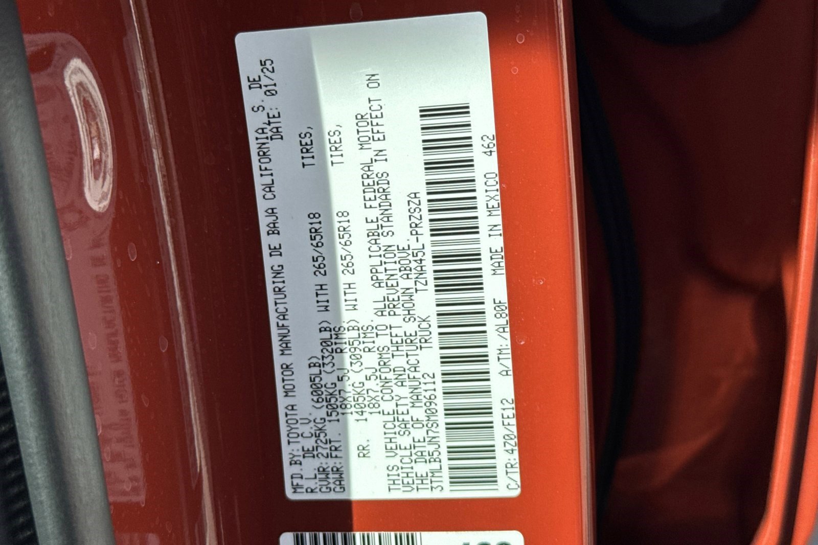 Certified 2025 Toyota Tacoma TRD Sport w/ TRD Sport Upgrade Package image 23