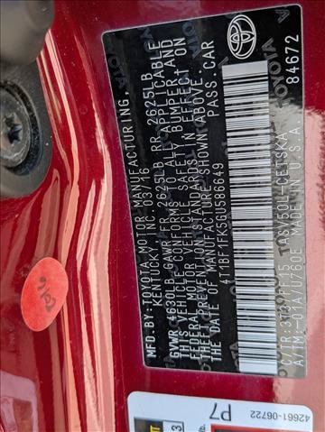 Used 2016 Toyota Camry SE FWD image 23