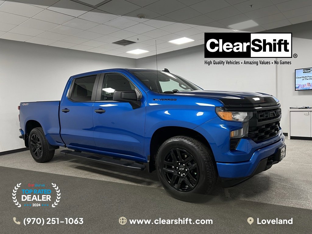 Used 2023 Chevrolet Silverado 1500 Custom w/ LPO, Dark Essentials Package