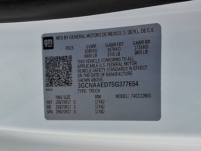 Used 2025 Chevrolet Silverado 1500 W/T RWD image 28