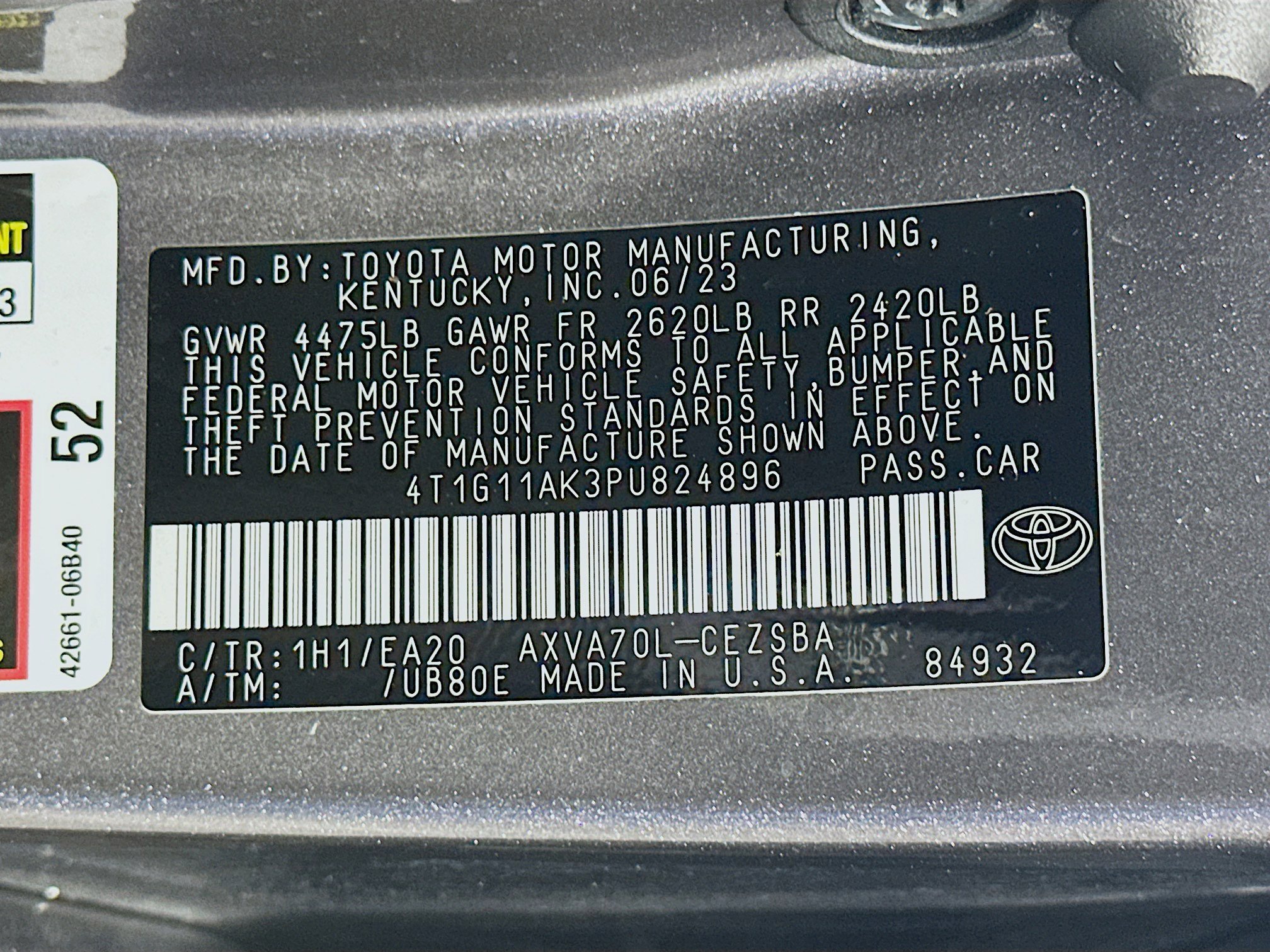 Used 2023 Toyota Camry SE FWD image 12