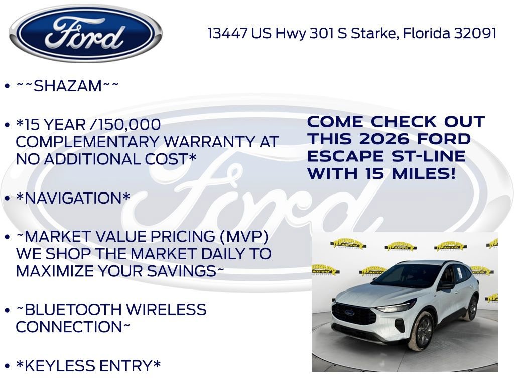 New 2026 Ford Escape ST-Line w/ Tech Pack #1 FWD image 5