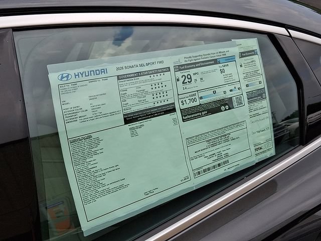 New 2026 Hyundai Sonata SEL FWD image 19