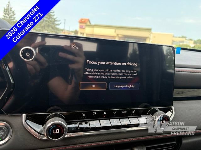 New 2026 Chevrolet Colorado Z71 w/ Technology Package AWD/4WD image 20