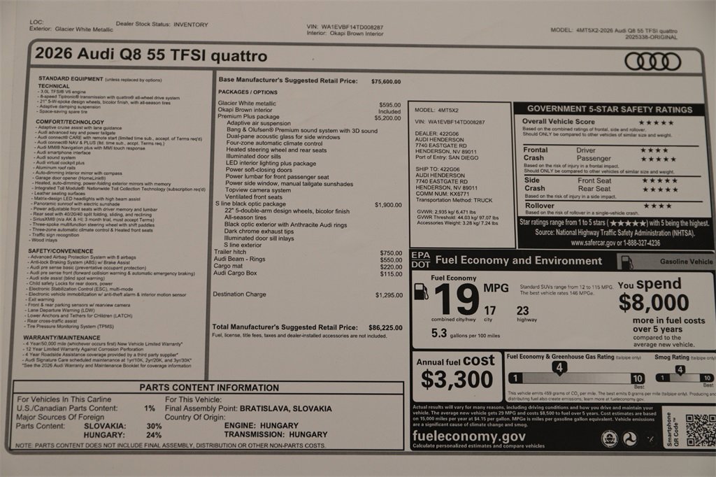 New 2026 Audi Q8 Premium Plus image 32