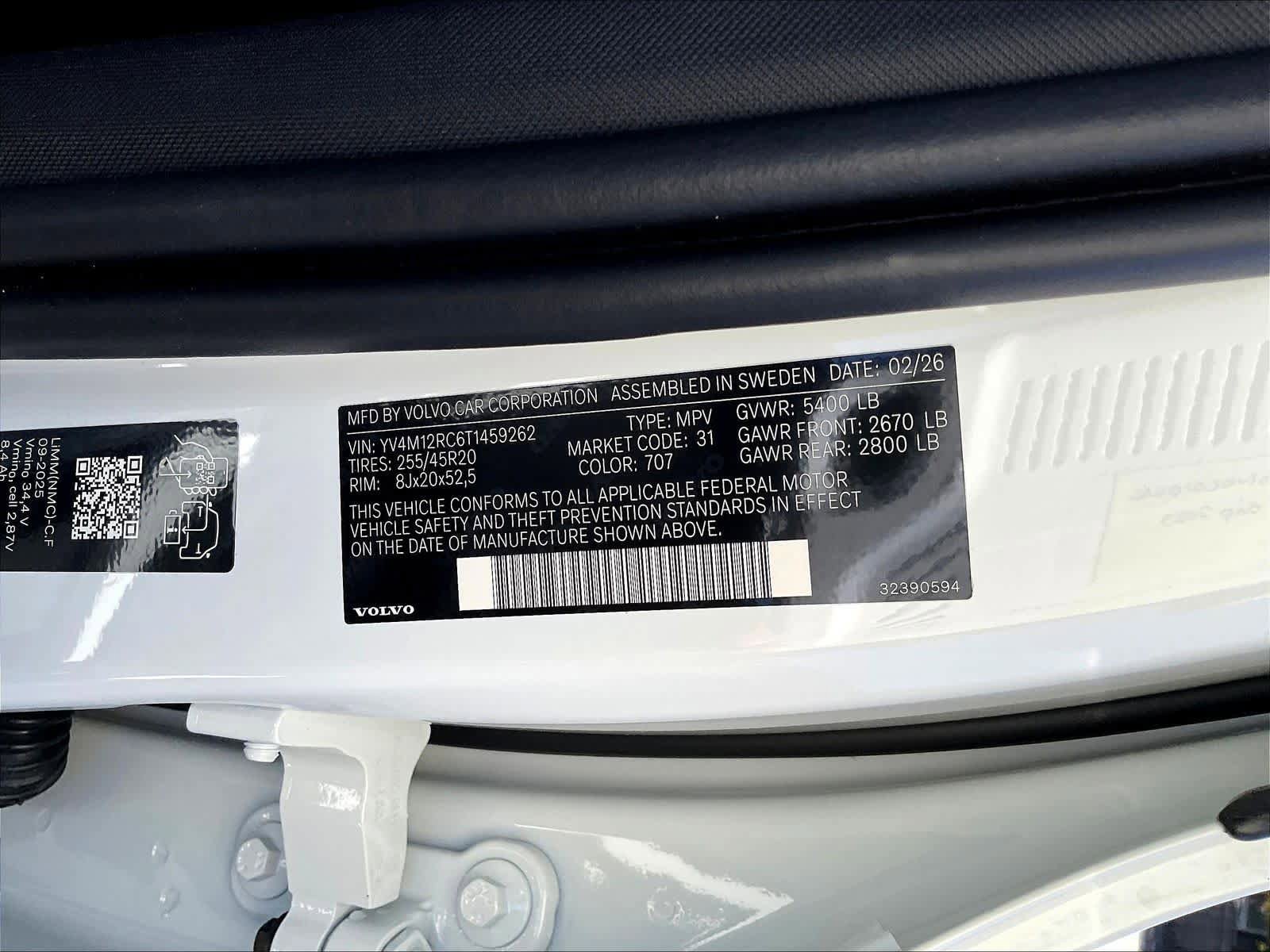 New 2026 Volvo XC60 B5 Plus w/ Climate Package AWD/4WD image 35