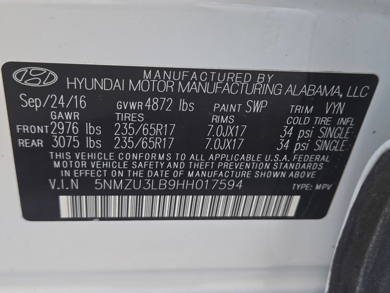 Used 2017 Hyundai Santa Fe Sport FWD image 29