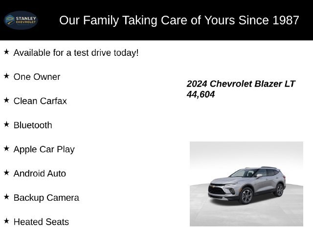 Used 2024 Chevrolet Blazer LT w/ Convenience Package FWD image 9
